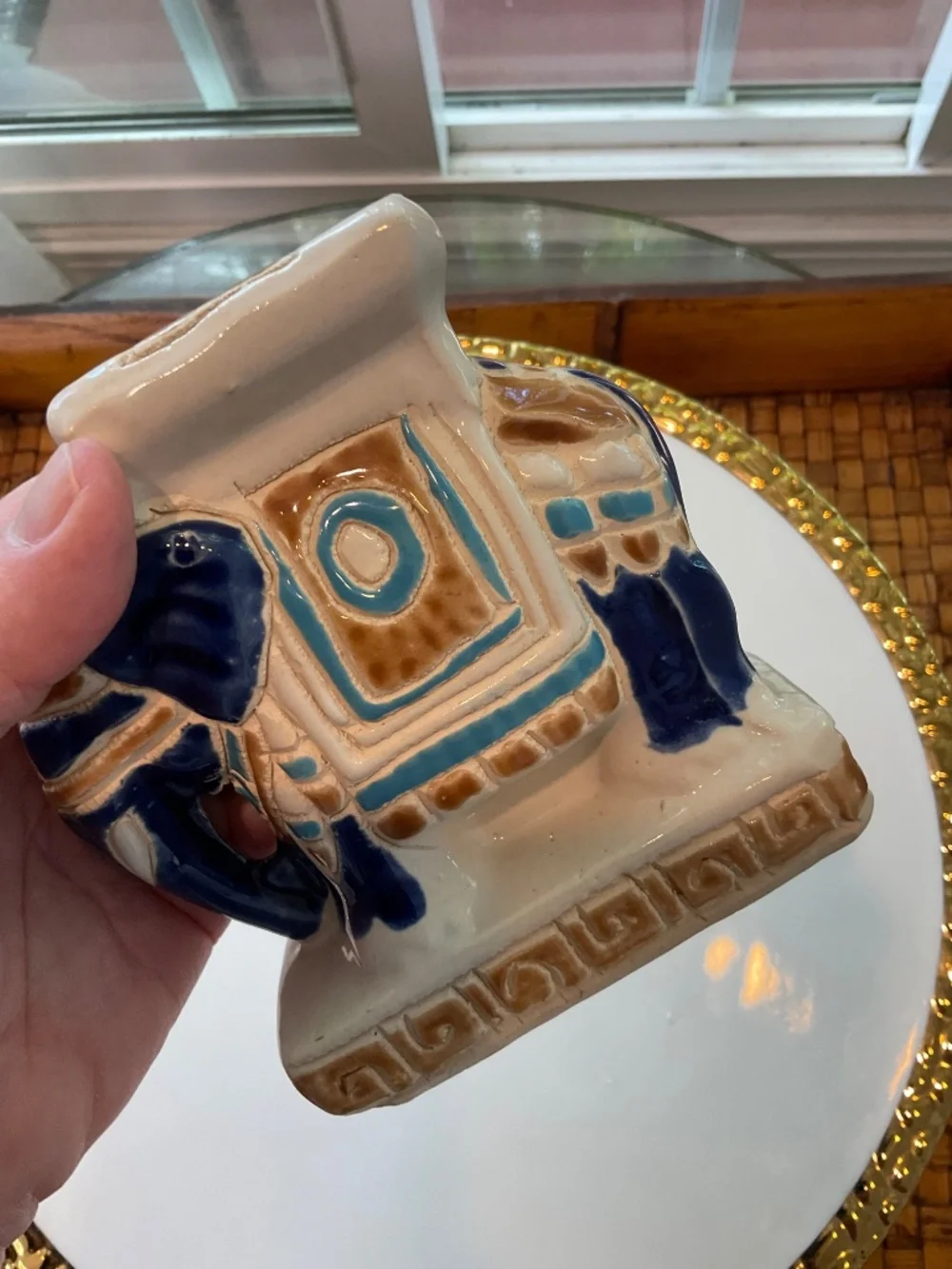 Small Ceramic Decorative Elephant